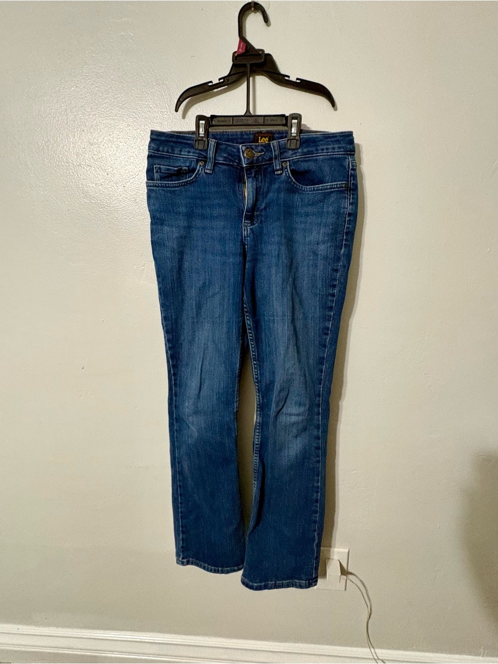 Lee Women's Boot Cut Jeans in Medium Blue Denim